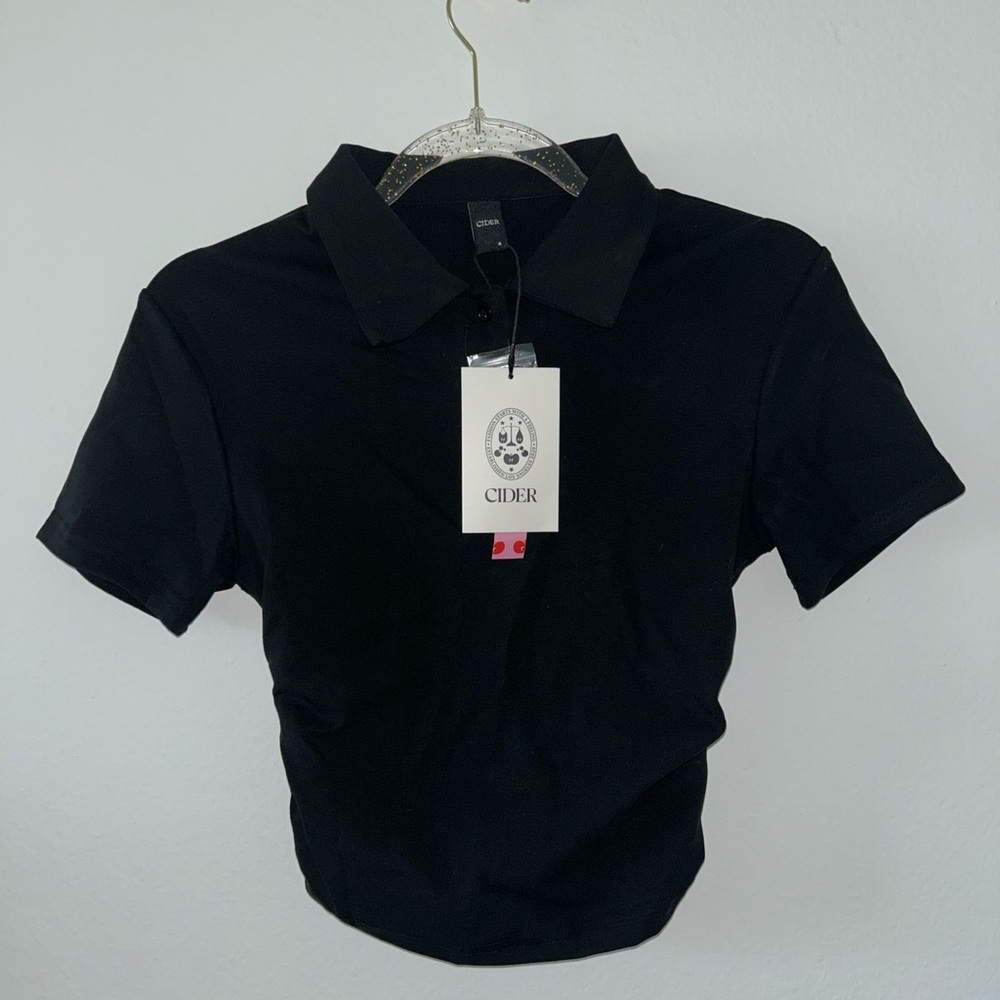 Cider Classic Black Polo Shirt